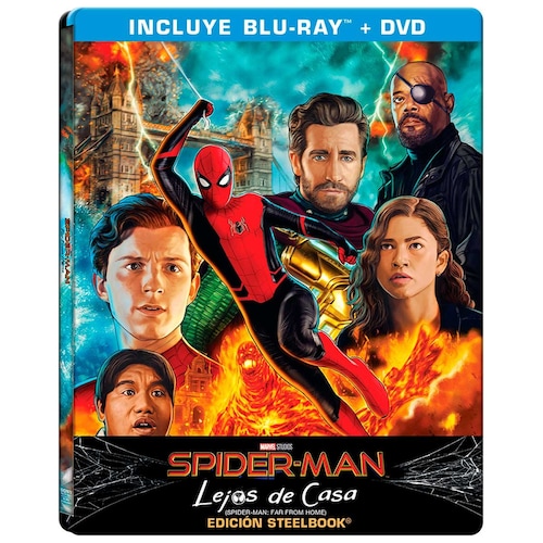 Blu Ray + Dvd Steelbook Spider-Man Lejos de Casa