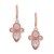 Aretes de Acero Oro Rosado You\'re Invited