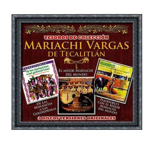 3 Cds Mariachi Vargas de Tecalitlán, el Mejor Mariachi Del Mundo