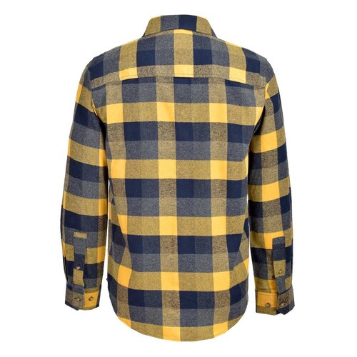 Camisa de Franela Amarilla Jo11Am J.opus para Caballero