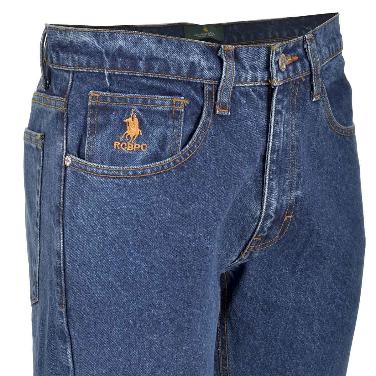 Jeans Azul Corte Rescto Polo Club