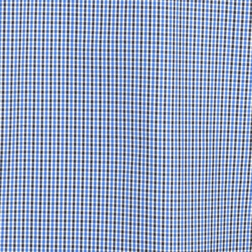 Camisa Manga Larga Azul Combinado Cavalatti para Caballero