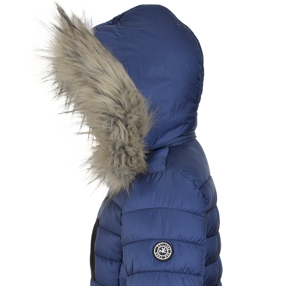 Chamarra Larga Gorro Desmontable Studio si para Niña
