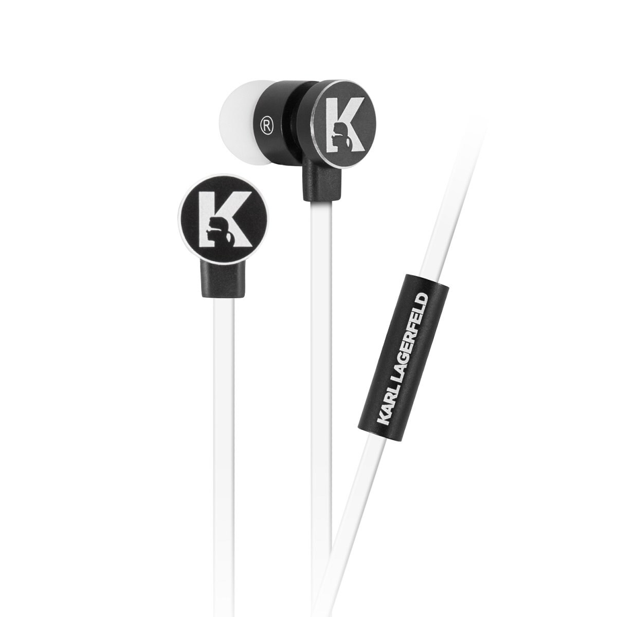Audífonos Alámbricos Blancos Karl Lagerfeld