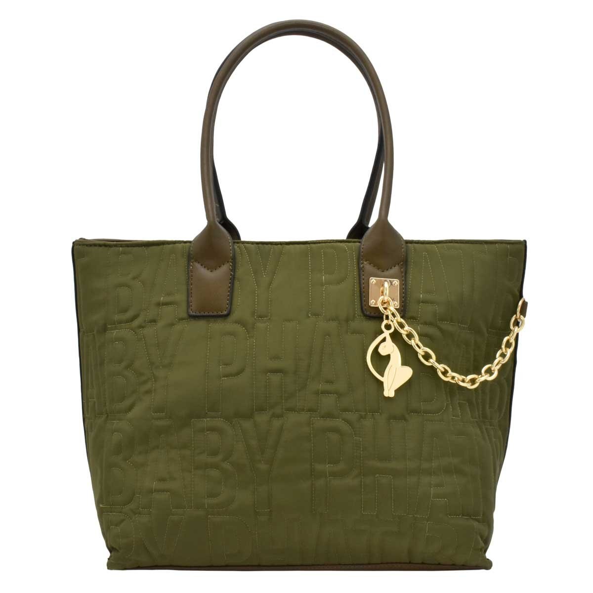 Bolso Tote Verde Capitonado Baby Phat