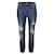 Jeans Azul con Detalle de Desgaste Corte Relaxed Fit Jeanious para Caballero