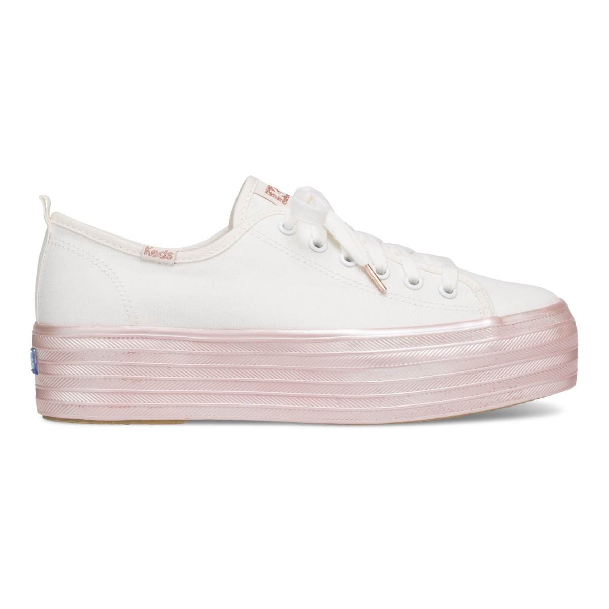 Tenis Llenos de Tendencia Color Beige Keds