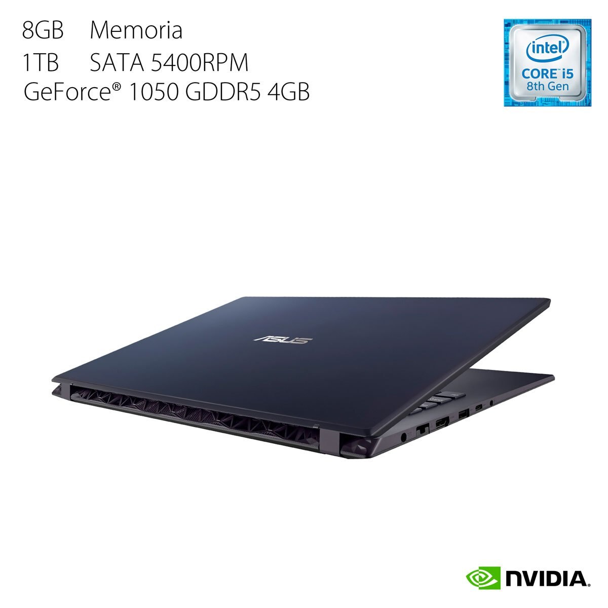 Laptop 15.6" X571Gd-Bq234T 15.6" Ci5 8300H Negro Asus