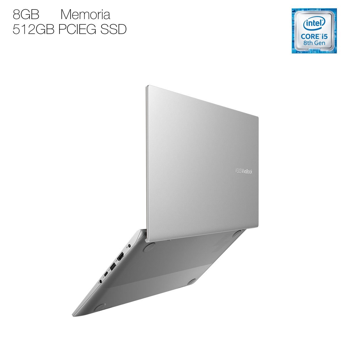Laptop 14" Vivobook S432Fa-Eb008T Ci5-8265U Plata Asus