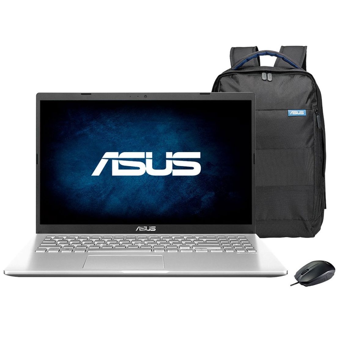 Laptop 15.6" Asus X509Ua-Br153T Plata+ Mochila y Mouse