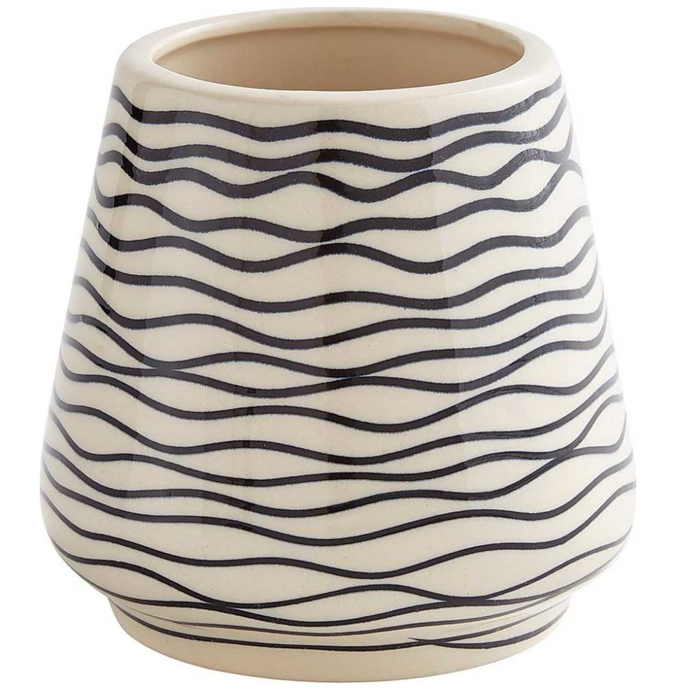 Vasija Ch Wavy Stripes Pier 1 Imports