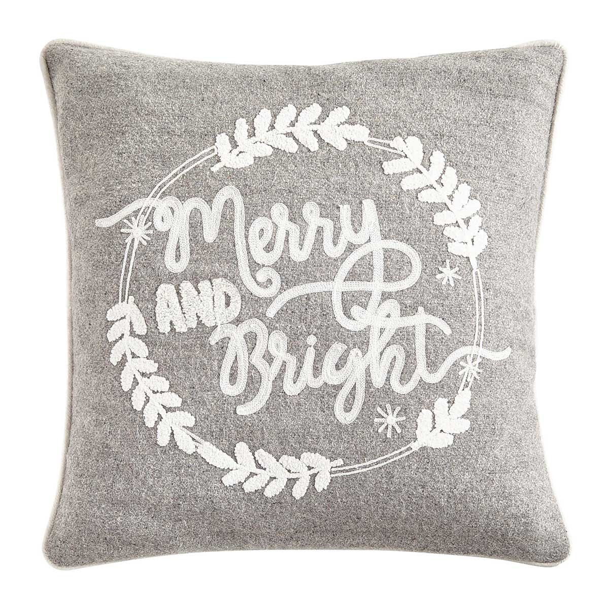 Cojín Gray Felt Merry Bright Pier 1 Imports