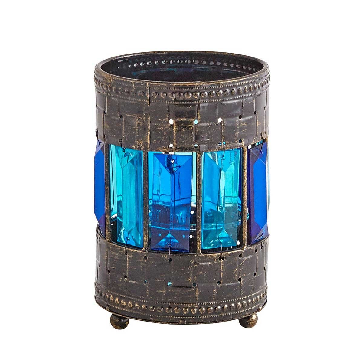 Candelero Gem Tealight Holder Blue Pier 1 Imports