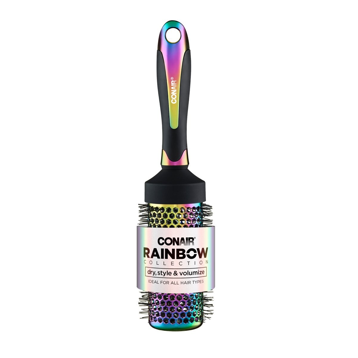 Cepillo Redondo Mediano Termico Rainbow