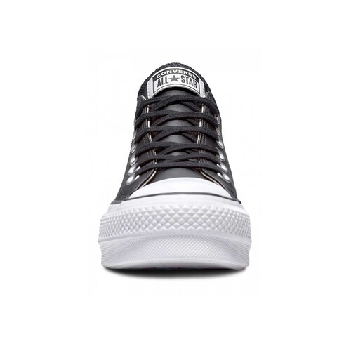 Tenis Choclo Negro con Plataforma Converse