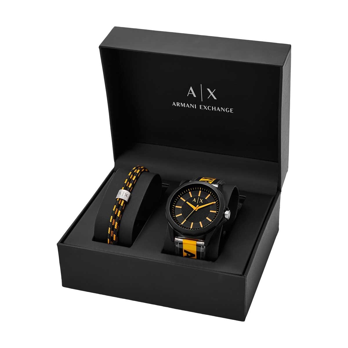 reloj armani exchange negro hombre