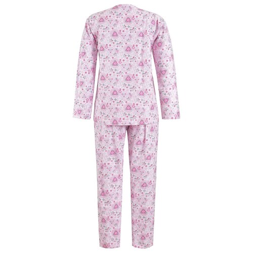 Pijama para Dama Franela Diseño de Flores Night Star