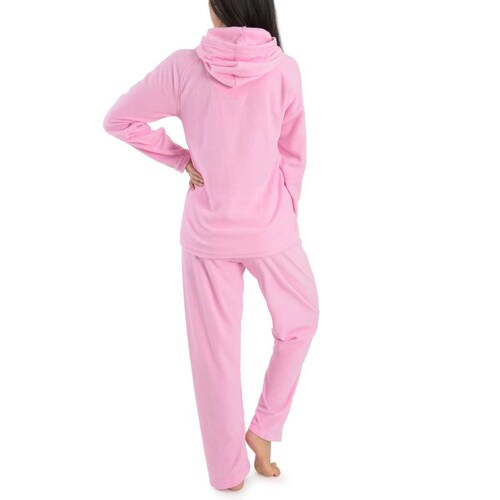 Pijama para Dama Micropolar con Capucha Y Pantalon  Night Star