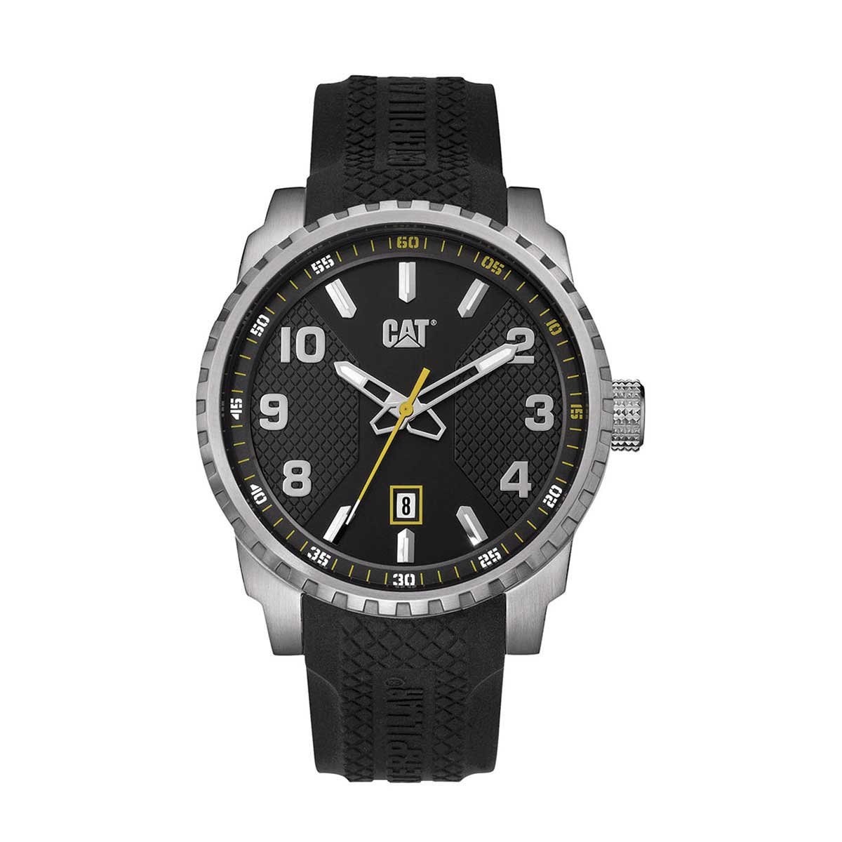 Montre Homme Caterpillar CR.141.11.131 - Quartz - Boîtier Acier 42 Mm Gris - Étanche 30m - Neuve Avec étiquettes