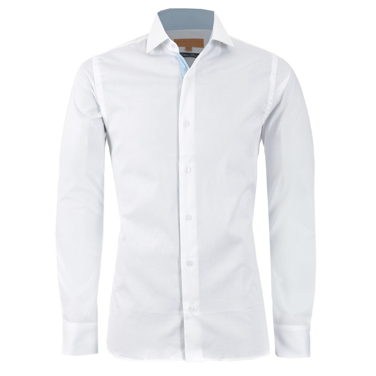 Camisa Vestir Blanco Carlo Corinto Slim Fit