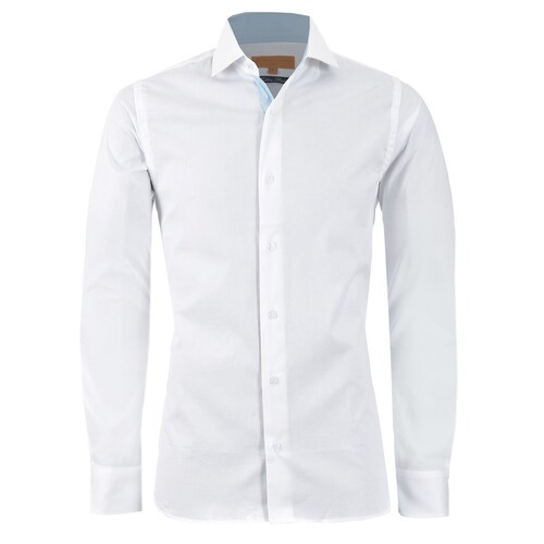 Camisa Vestir Blanco Carlo Corinto Slim Fit para Caballero