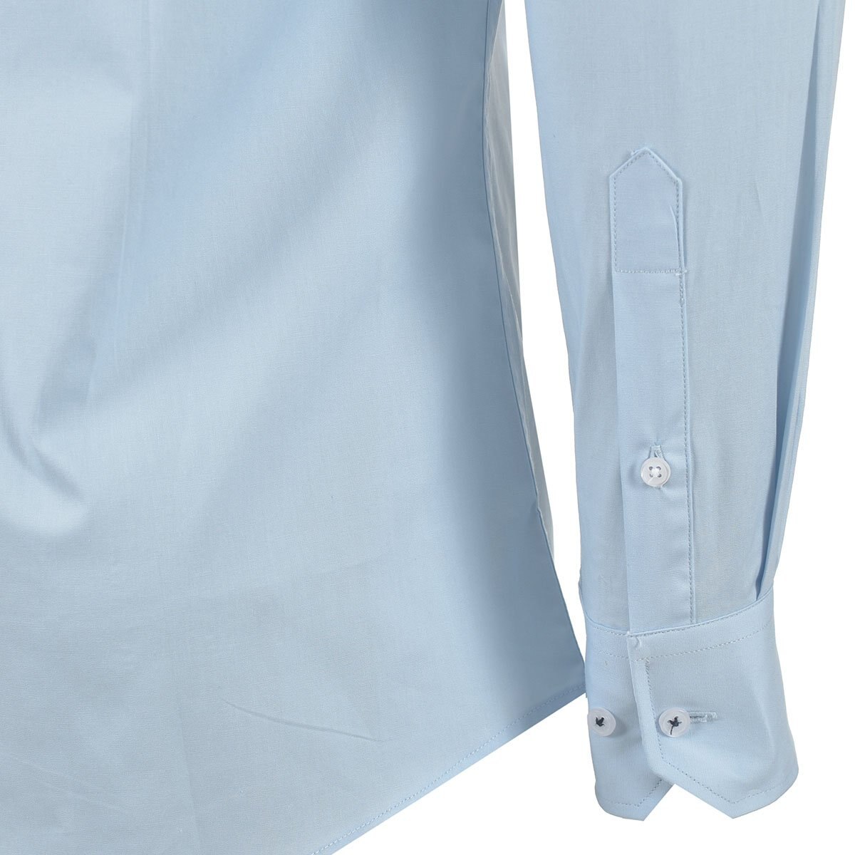 Camisa Vestir Azul Carlo Corinto Slim Fit
