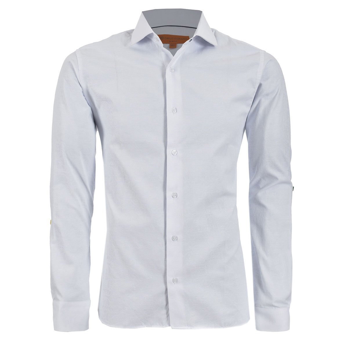 Camisa Vestir Blanco Carlo Corinto Slim Fit
