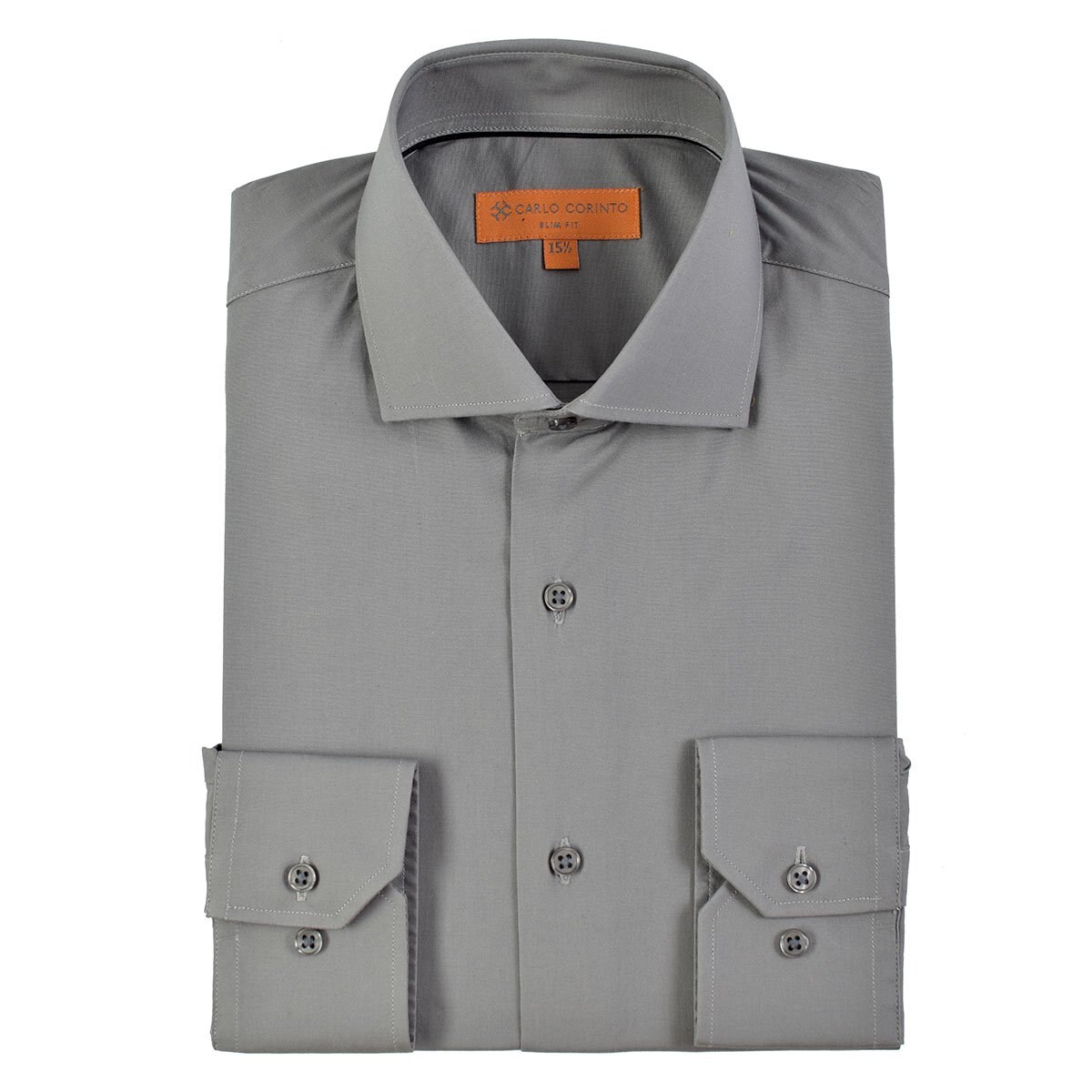 Camisa Vestir Oxford Carlo Corinto Slim Fit para Caballero