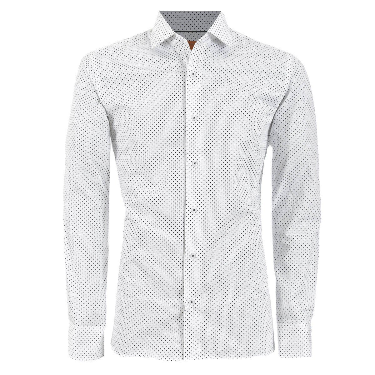 Camisa Vestir Blanco Carlo Corinto Slim Fit