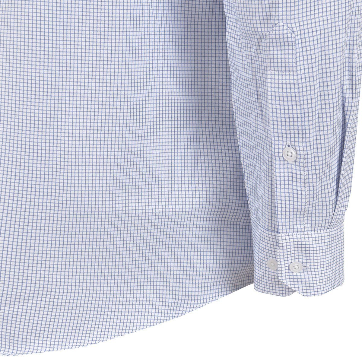 Camisa Azul Claro Semi Lisa Carlo Corinto Slim Fit