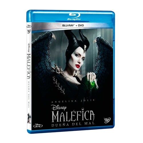 Blu Ray + Dvd Maléfica Dueña Del Mal