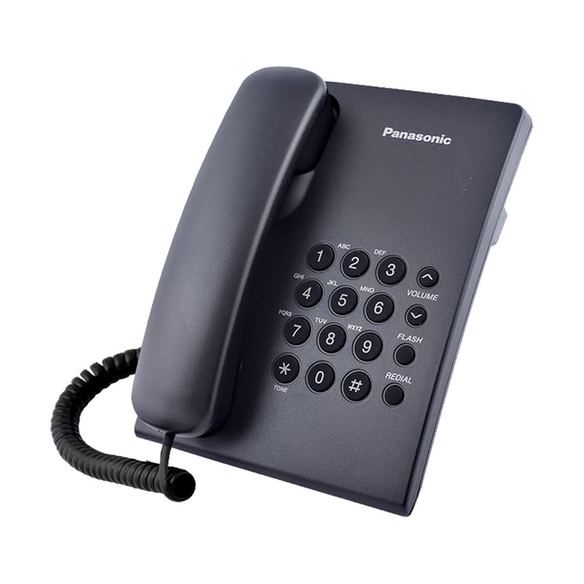 Teléfono Alámbrico Negro Kx-Ts500Meb Panasonic
