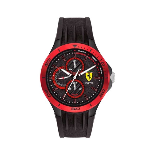 Reloj para Hombre Negro Ferrari Pista 830721