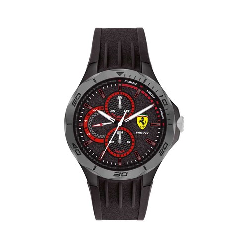 Reloj para Caballero Negro Ferrari Pista 830725