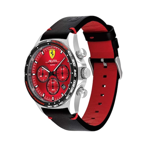 Reloj para Caballero Negro Ferrari Pilota Evo 830713