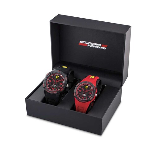 Reloj para Caballero Negro Ferrari Apex 870044