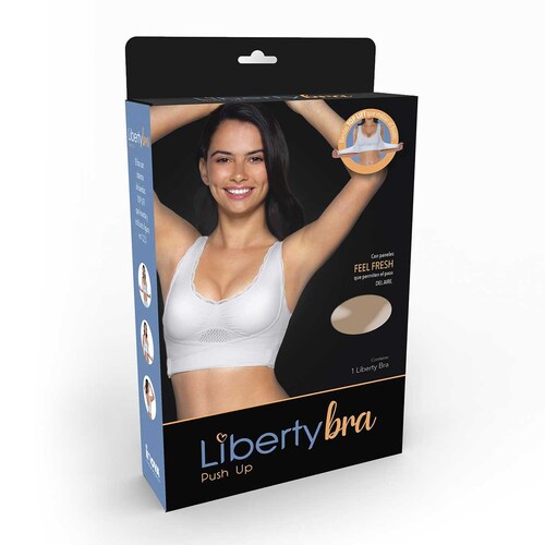 Liberty Brasier Up Talla Mediana Beige Inova