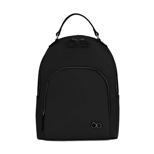 Backpack Negro con Cierre Frontal Cloe