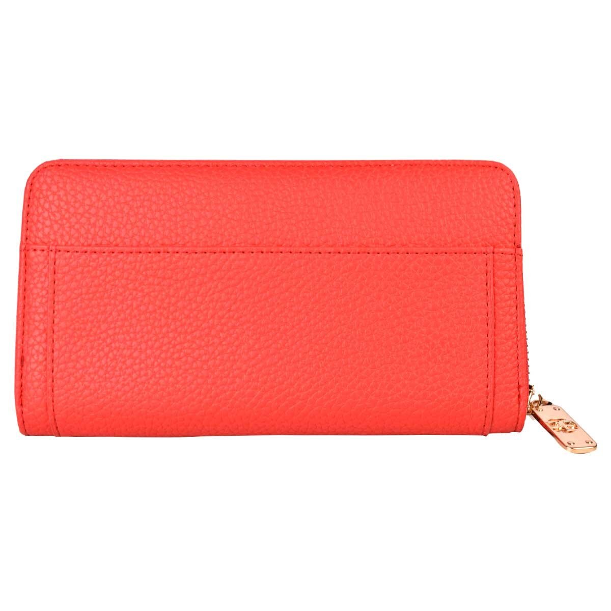 Cartera Color Rojo con Detalle de Corazón Perry Ellis para Dama