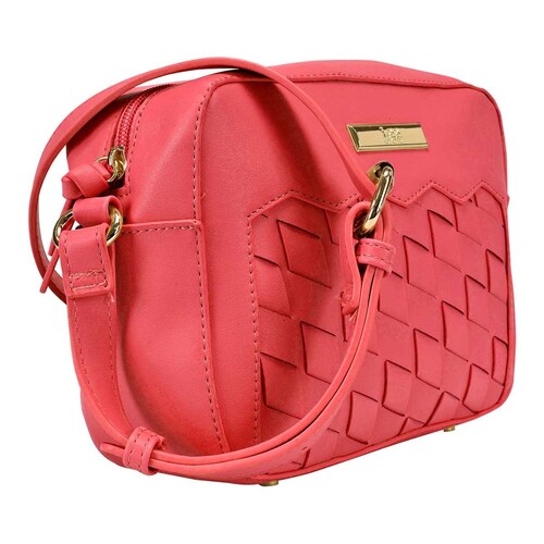 Bolsa Crossbody Rojo con Detalles Lee