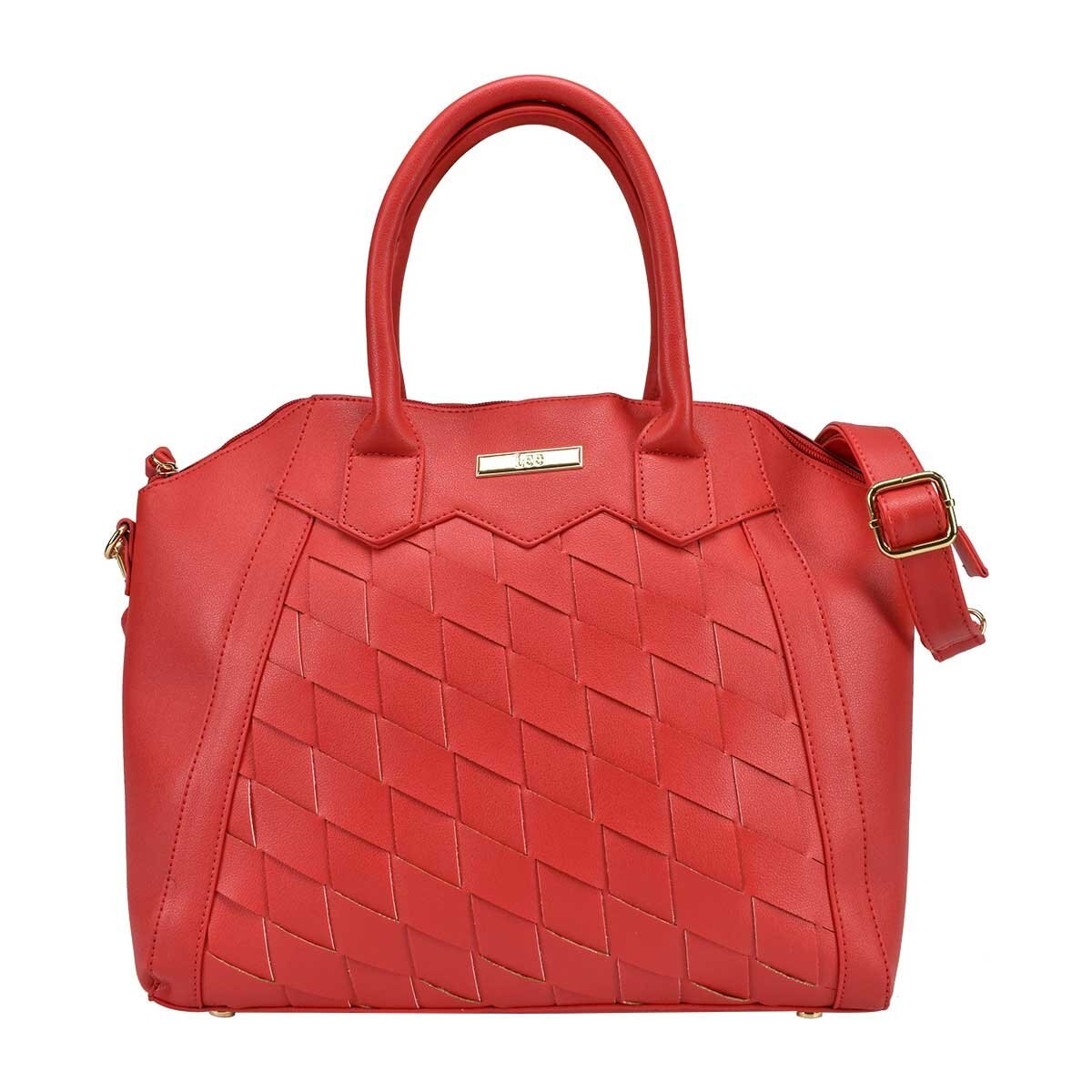 Bolsa Bowling Rojo con Detalle al Frente Lee
