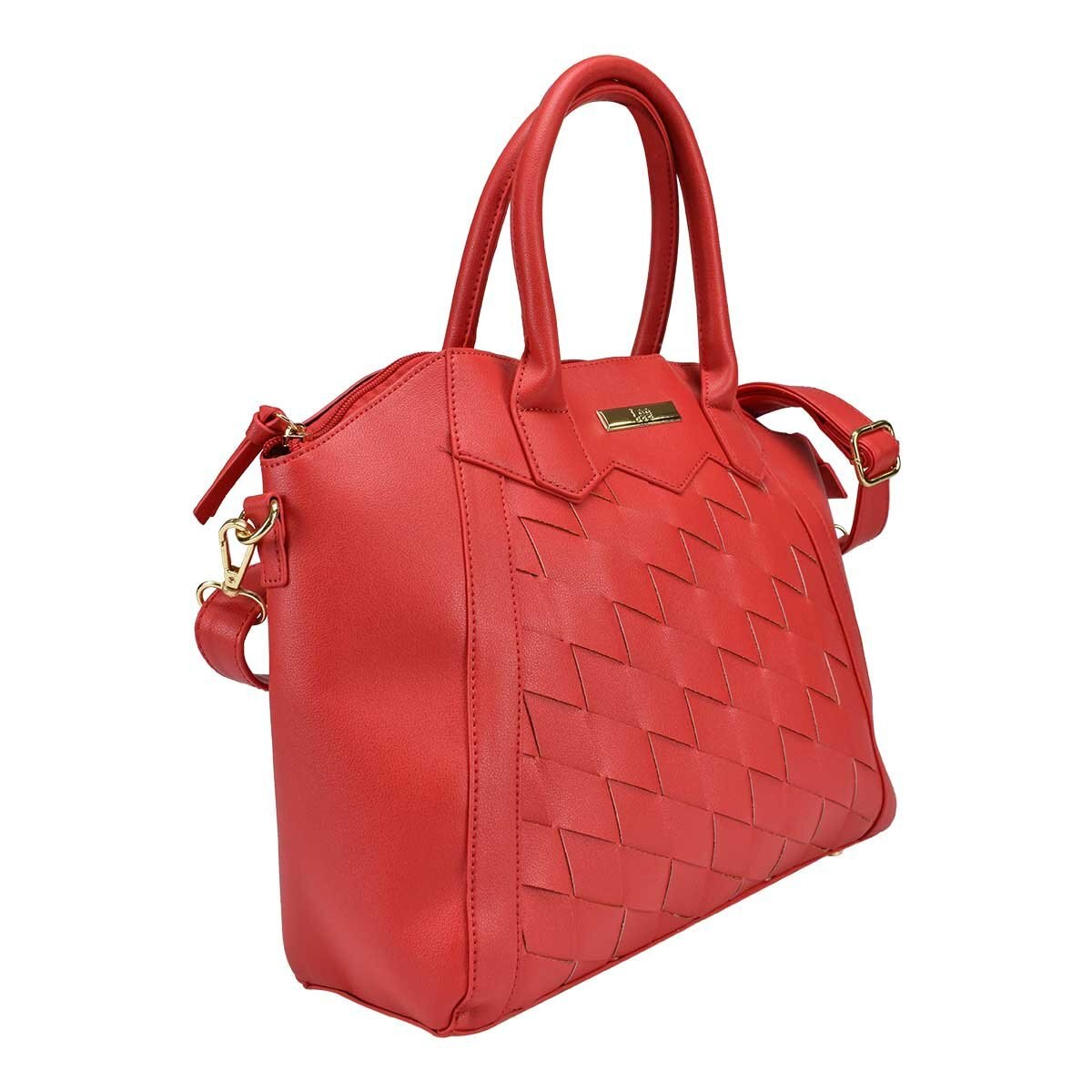Bolsa Bowling Rojo con Detalle al Frente Lee