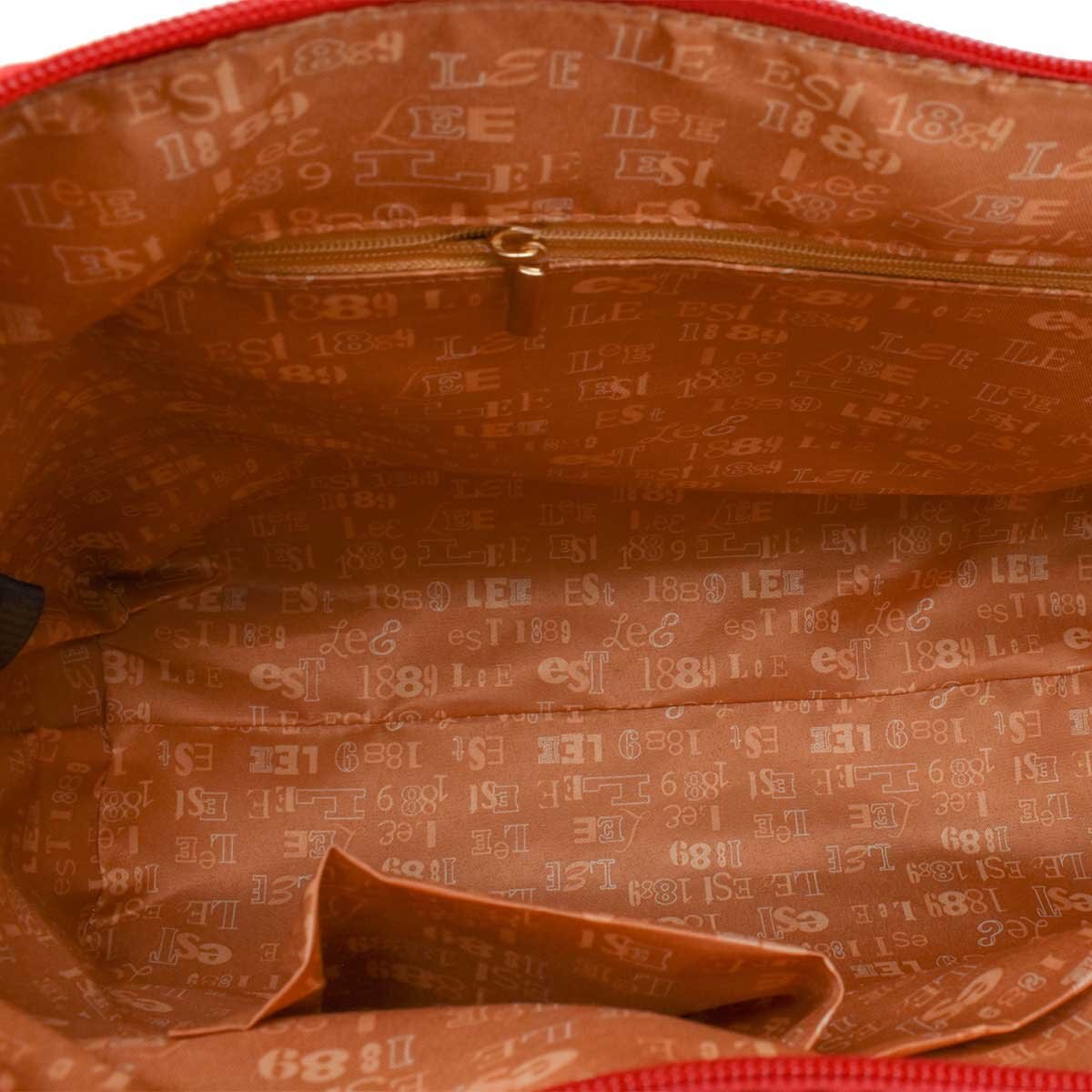 Bolsa Bowling Rojo con Detalle al Frente Lee