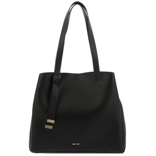 NINE WEST Innes Piccola Tote - Borsa Shopper Marrone/Nero Con Cerniera E Tasche - Elegante E Funzionale