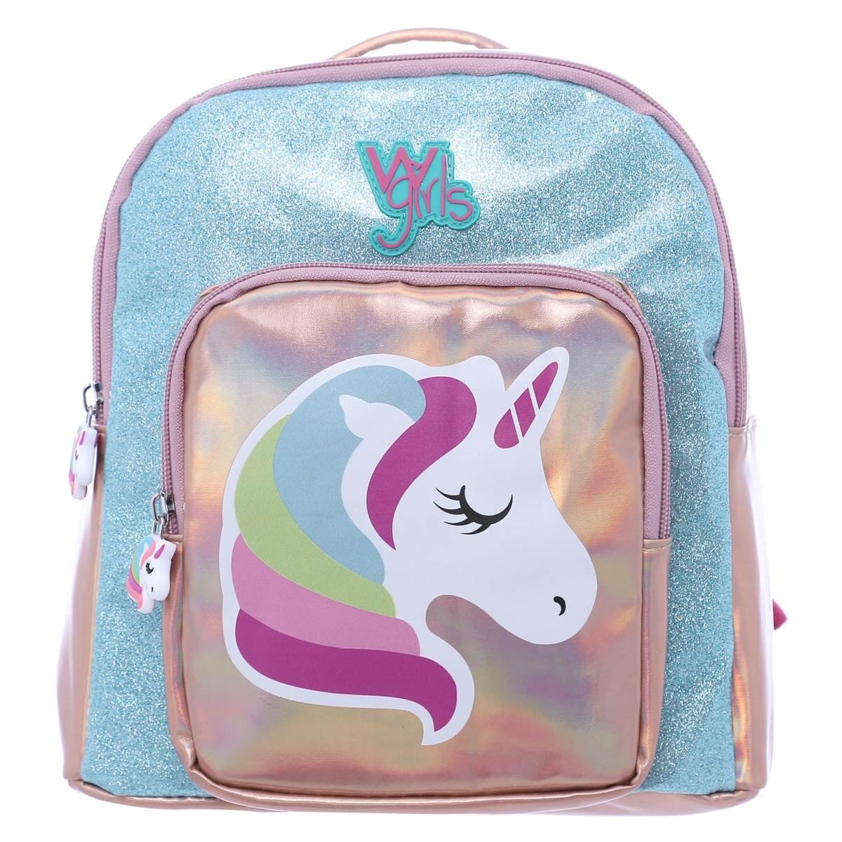 Backpack con Grafico de Unicornio W Girls