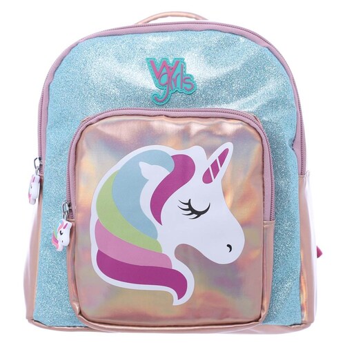 Backpack con Grafico de Unicornio W Girls