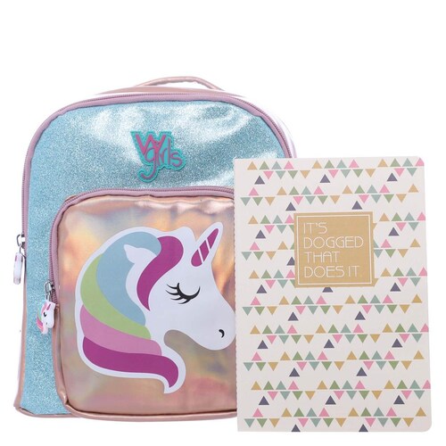 Backpack con Grafico de Unicornio W Girls