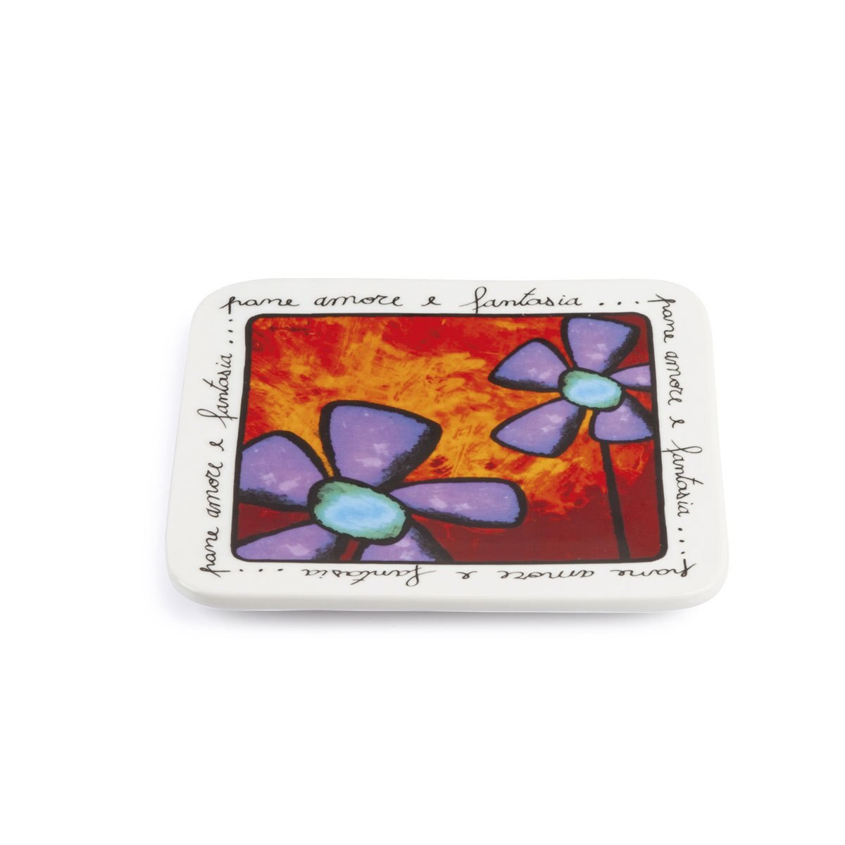 Base para Cosas Calientes 14X14 Cm Rojo Pane Amore e Fantasia Egan