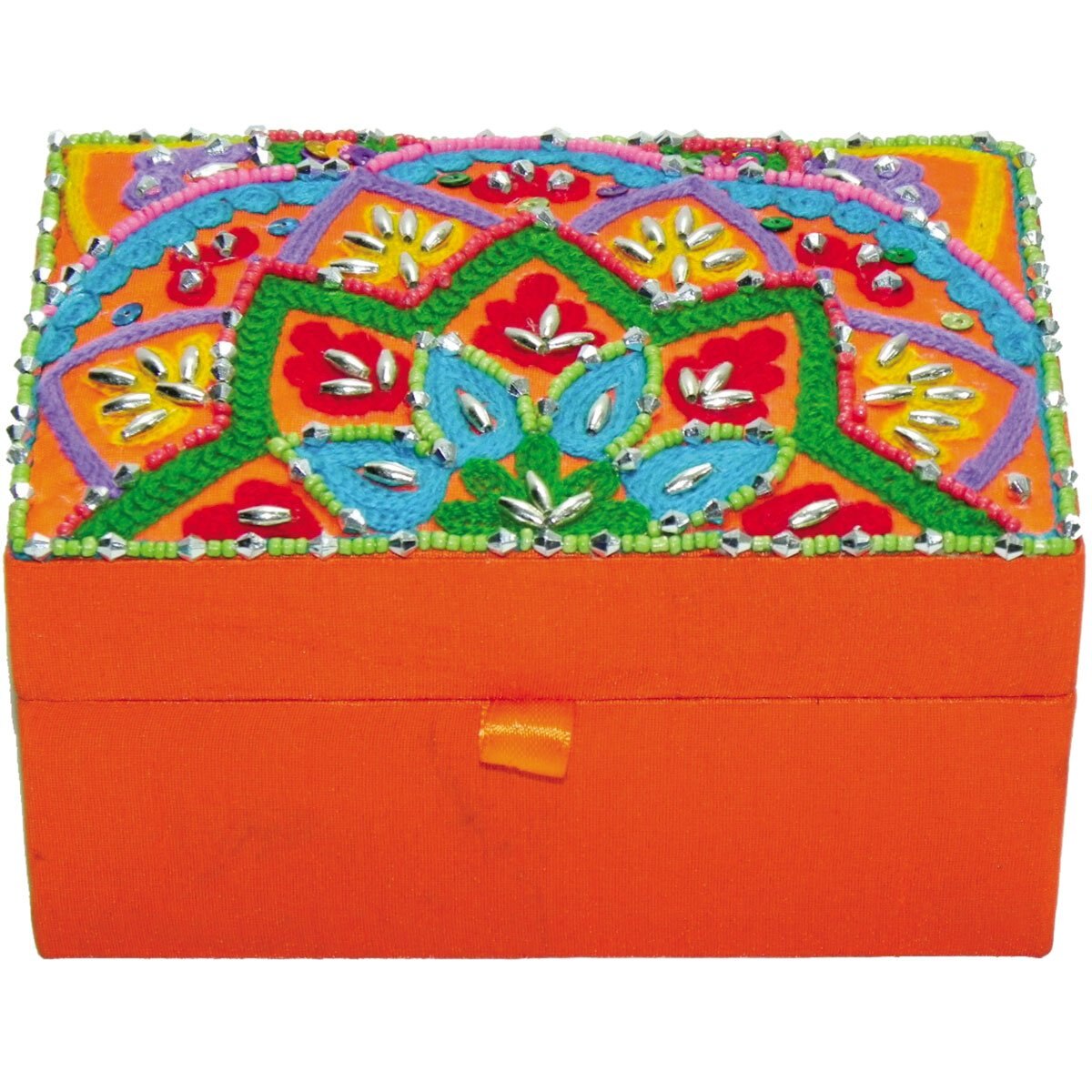 Joyero con Charola Y Espejo 10X15X7.5 Cm Dolphin Exports