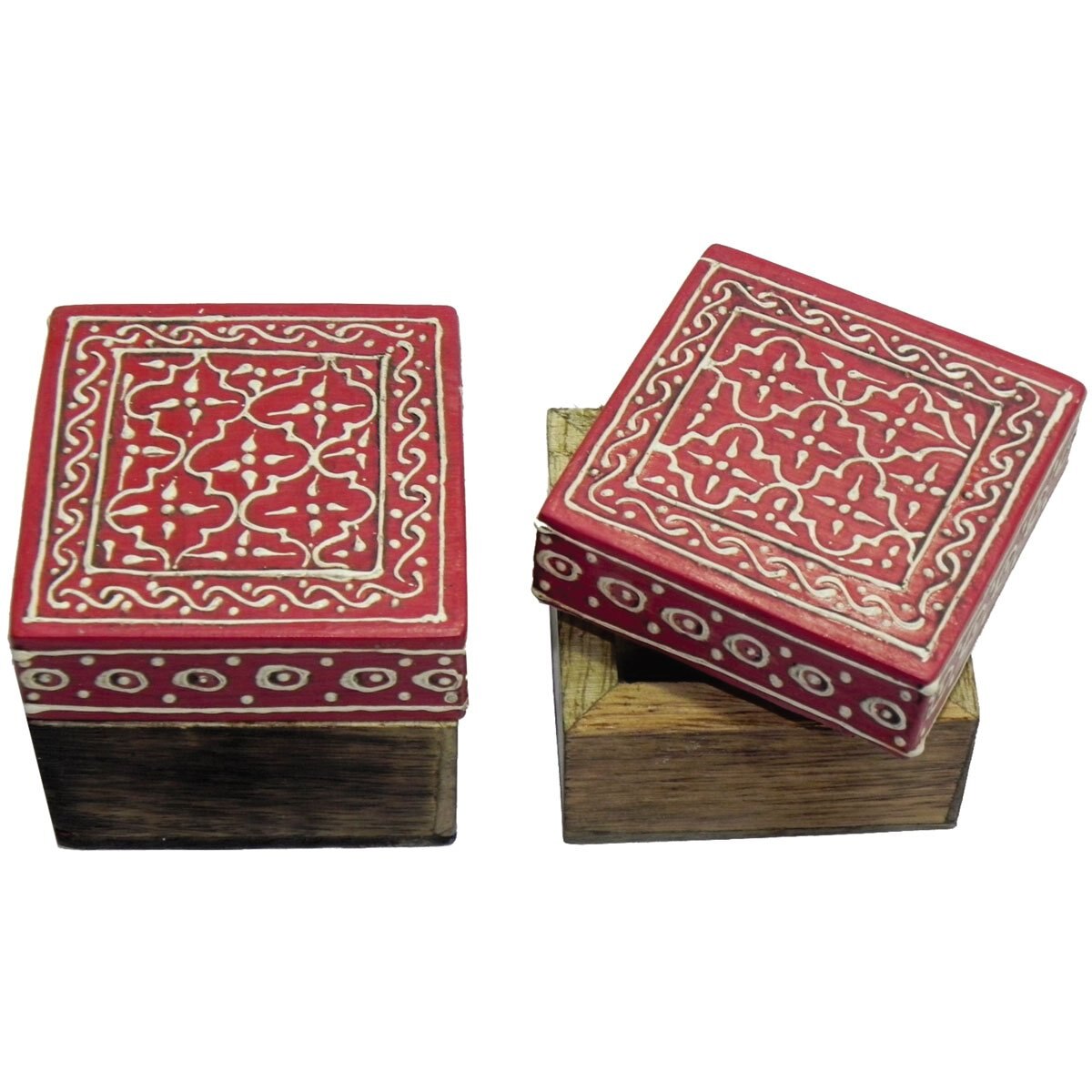 Joyero con Charola Y Espejo 10X15X7.5 Cm Dolphin Exports